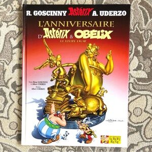 4/$20 L’Anniversaire D’Asterix & Obelisk French Hardcover Book Le Livre D’Or